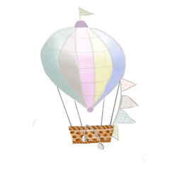 balloon in the air