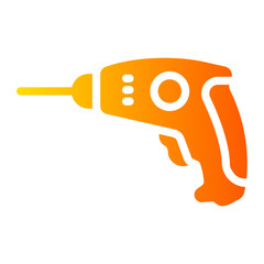 hand drill Gradient icon