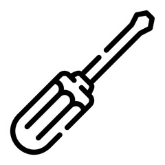 screwdriver Line Icon