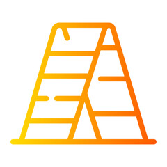 ladder Line Gradient Icon