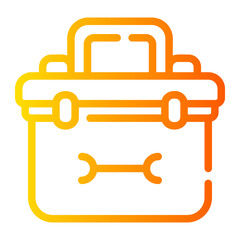 tool box Line Gradient Icon