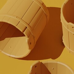 air balloon on the wall