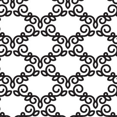Digital png illustration of black decorative pattern on transparent background
