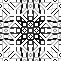 Seamless models. Modern stylish texture. Monochrome, simple. Vector.