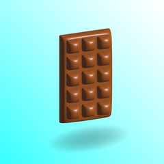 chocolate milk bar vector dessert in brown