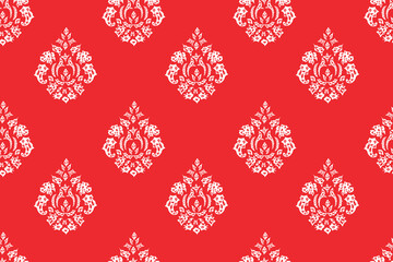 seamless raster pano wallpaper with vintage elements