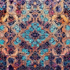 Intricate Moroccan Tile Texture