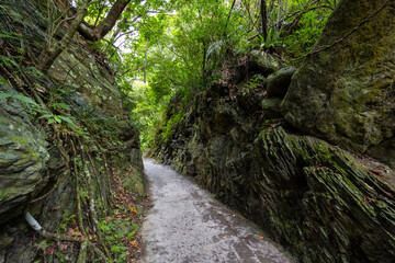 Beautiful hiking trail in Hualien taroko Gorge Shakadang