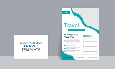 professional travel flyer design