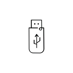 USB Line Style Icon Design