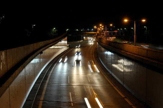 A100 city highway in Berlin