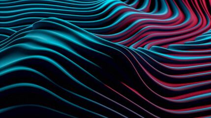 Obraz premium Smooth dark blue abstract background. Generative AI