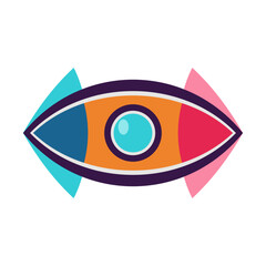 eye robot logo icon template 2