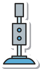 ステッカー風日用品イラスト　ハンド掃除機