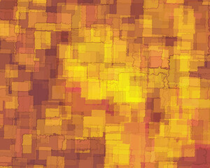 四角のアブストラクト背景イラスト