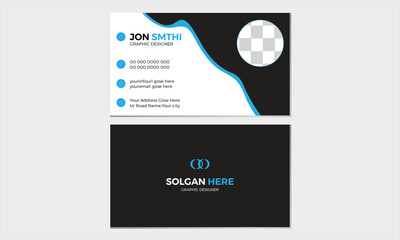 Modern & simple creative  business card template .