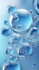 Bubbles close up tetxure made with generated ai