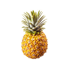 pineappleon  on a transparent background. Generative AI