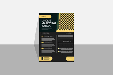 Corporate Flyer Layout Business brochure flyer design a4 template  IT company flyer and editable vector template design Brochure creative design Business Flyer Layout with Colorful Squares perfect.