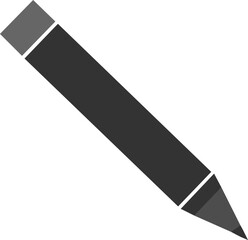 Pen vector icon eps 10. Simple isolated illustration.