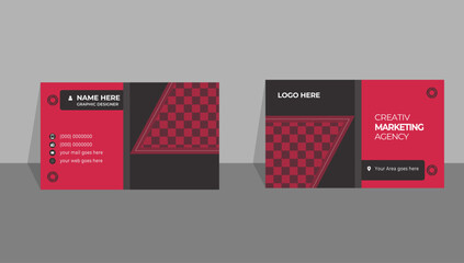 Modern and simple business card  illustration design with front and back  Corporate Business Card Layout, Creative business card, name card, visiting cards, visit card.