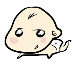 Baby cute boy funny cartoon1