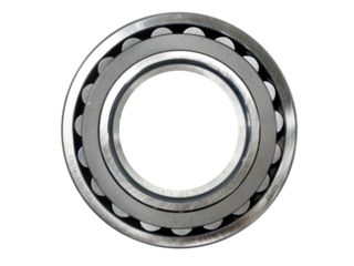 Bearings for gearboxes in cars, boats and more, isolated on white background