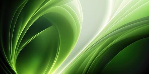 Abstract Green Background, Generative AI
