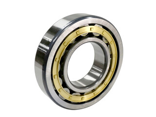 Bearings for gearboxes in cars, boats and more, isolated on white background