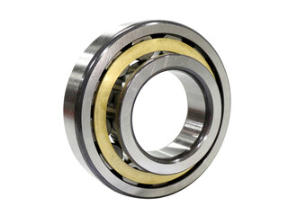 Bearings for gearboxes in cars, boats and more, isolated on white background