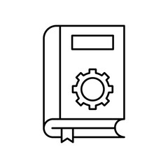 Menial Book Vector Icon

