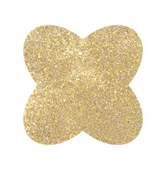 Christmas gold glitter stars. Christmas decoration stars. 