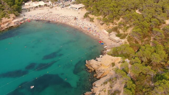 Ibiza Cala Benirras con Drone