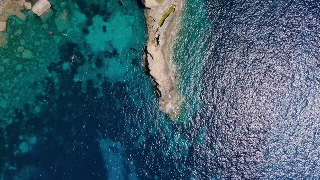 Ibiza Playa de Atlantis con drone