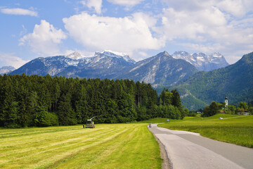 Naklejka premium From Kuchl to Golling