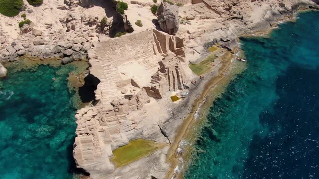 Ibiza Playa de Atlantis con drone