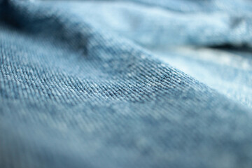 Jeans background, denim with seam of fashion design