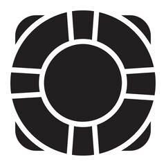 life saver glyph icon