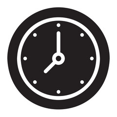 clock glyph icon