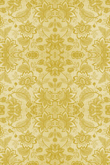 Exotic elegance: Arabesque Fabric Vintage Geometric Pattern. Perfect for textiles and vintage-inspired creations.