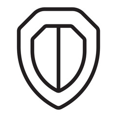 shield line icon