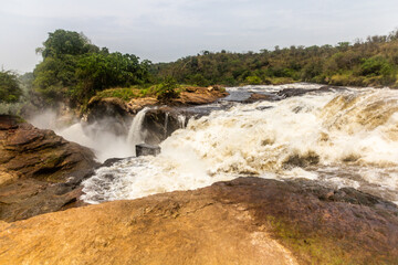 Fototapeta na wymiar View of Murchison Falls on the Victoria Nile river, Uganda