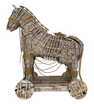 Trojanisches Pferd, Freisteller