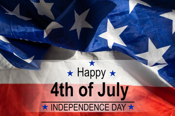 Obraz na płótnie Canvas 4 july Happy Independence Day USA