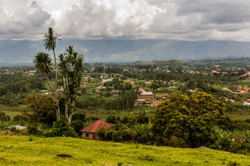 Aerial view of Fort Portal, Uganda
