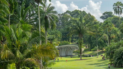 Musikpavillon im Botanischen Garten in Singapur