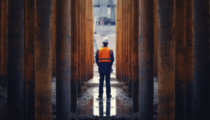 civil engineer inspection at infrastructure