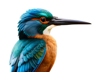 Fototapeta premium Hummingbird With Transparent Background. Generative Ai