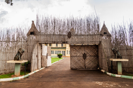 Gate of the Royal Palace of the King of Buganda in Kampala, Uganda