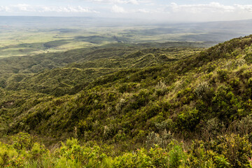 View of the Longonot National Park, Kenya